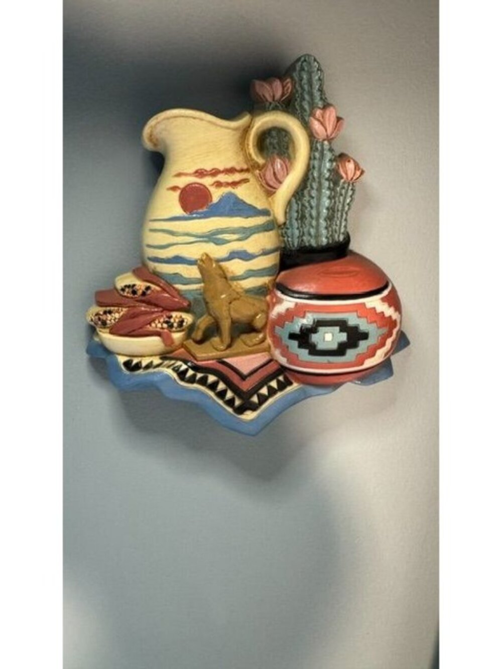 Vintage Home Interiors Southwestern Plaque